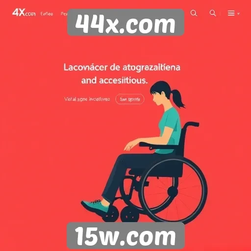 Acessibilidade e navegação no site 44x.com